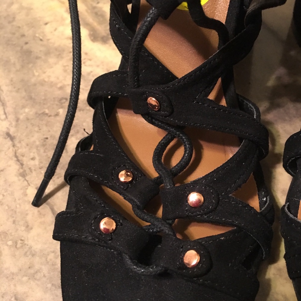 Indigo Block Heels - Picture 7 of 8